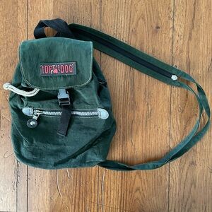 Top Dog Nylon Green Backpack for Dogs